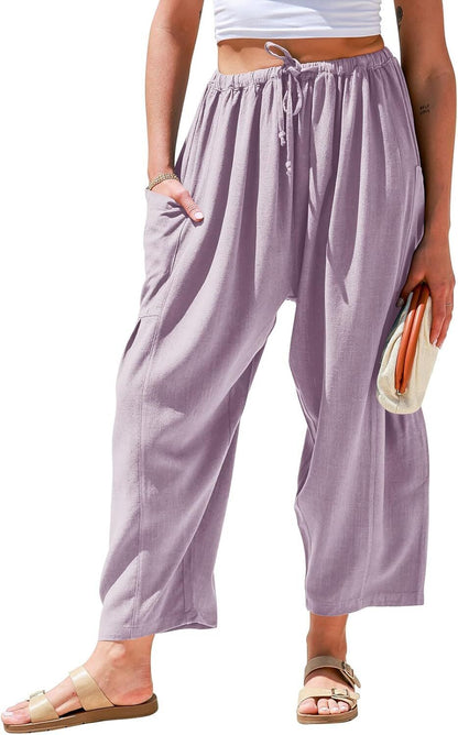 🔥FINAL SALE⚡Women's  Linen Wide Leg Pants