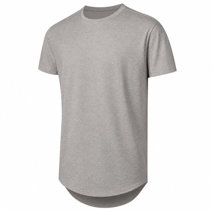 🔥Men's 12-Pack Cotton Hipster Hip Hop Longline Crewneck T-Shirt