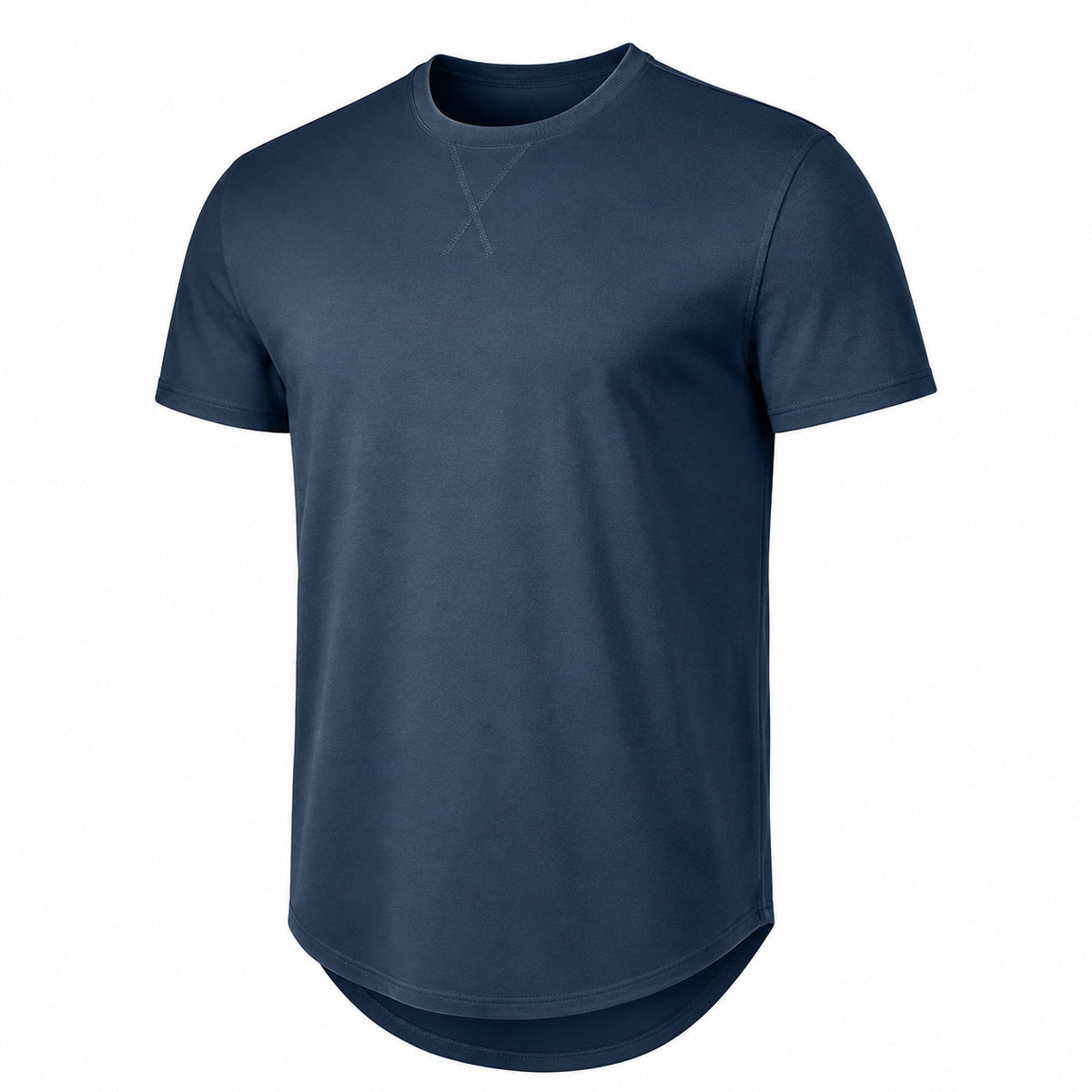 🔥Men's 12-Pack Cotton Hipster Hip Hop Longline Crewneck T-Shirt