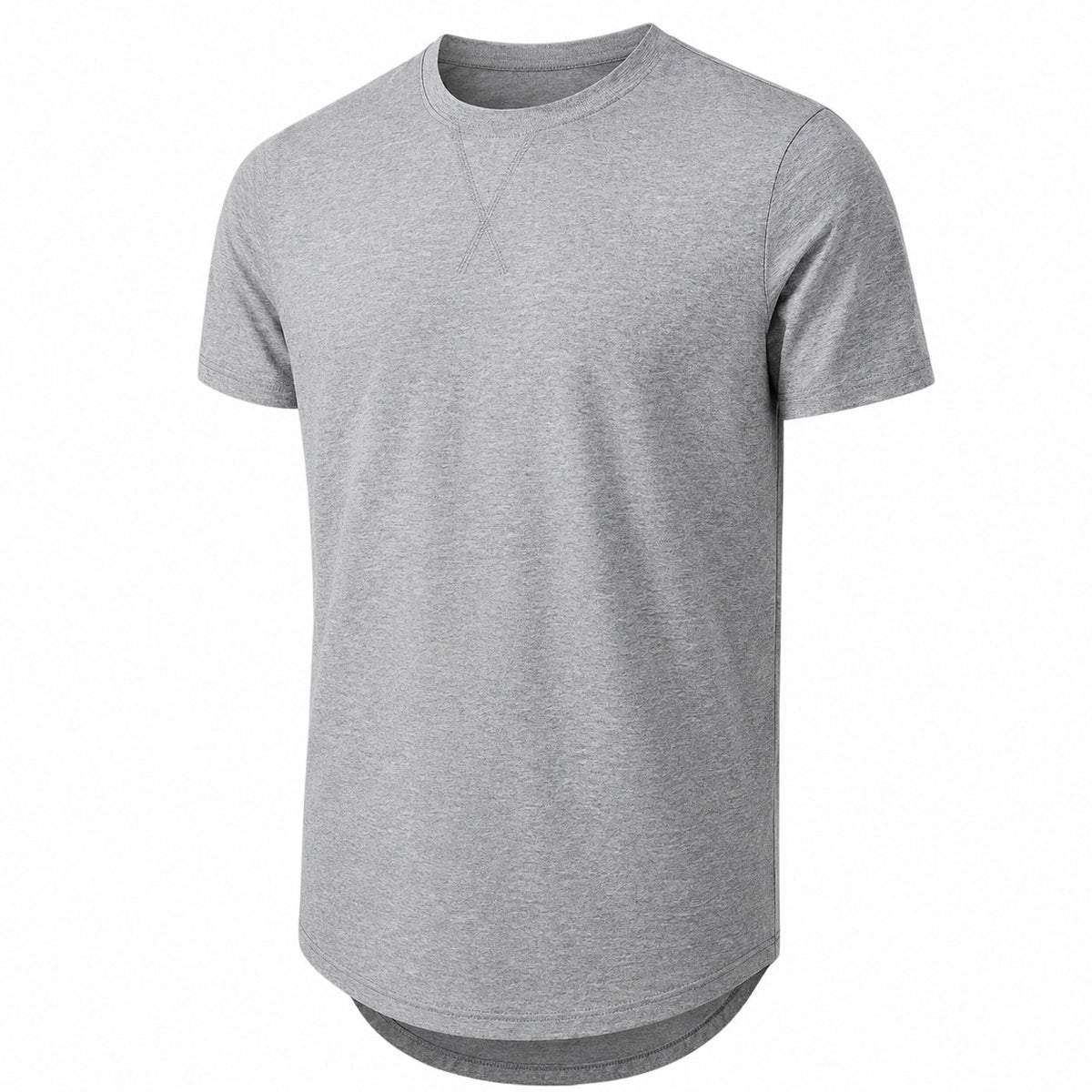 🔥Men's 12-Pack Cotton Hipster Hip Hop Longline Crewneck T-Shirt