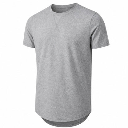 🔥Men's 12-Pack Cotton Hipster Hip Hop Longline Crewneck T-Shirt