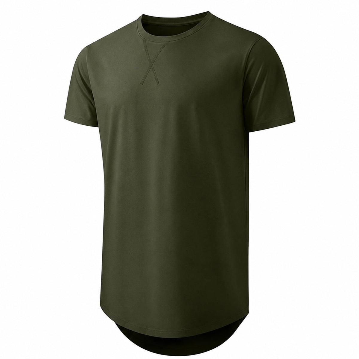 🔥Men's 12-Pack Cotton Hipster Hip Hop Longline Crewneck T-Shirt