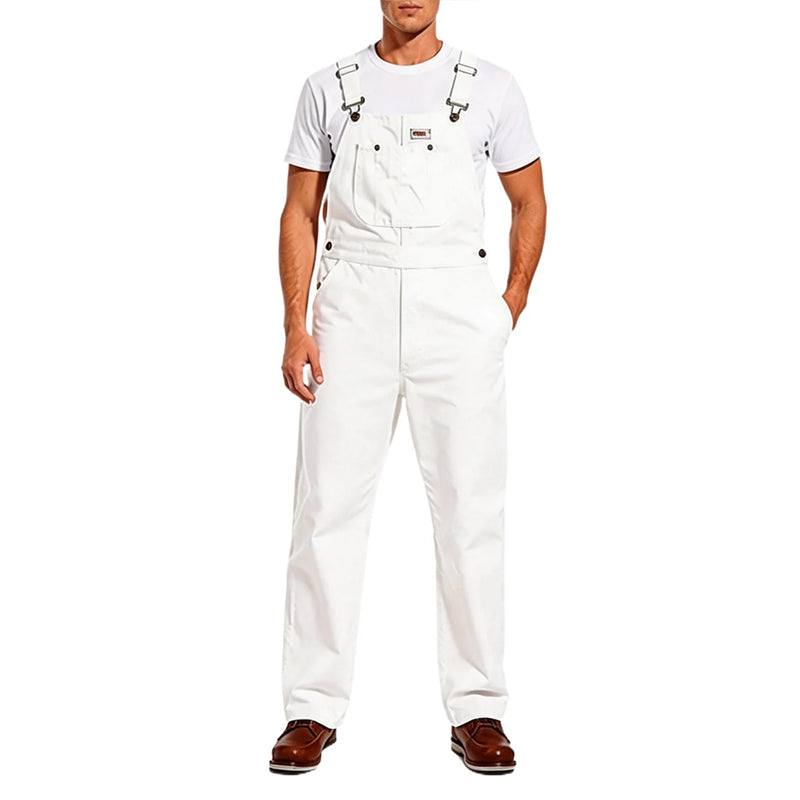 🔥Last Day Promotion🔥Men's Denim Bib Overalls,  Workwear with Adjustable Straps and Convenient Tool Pockets