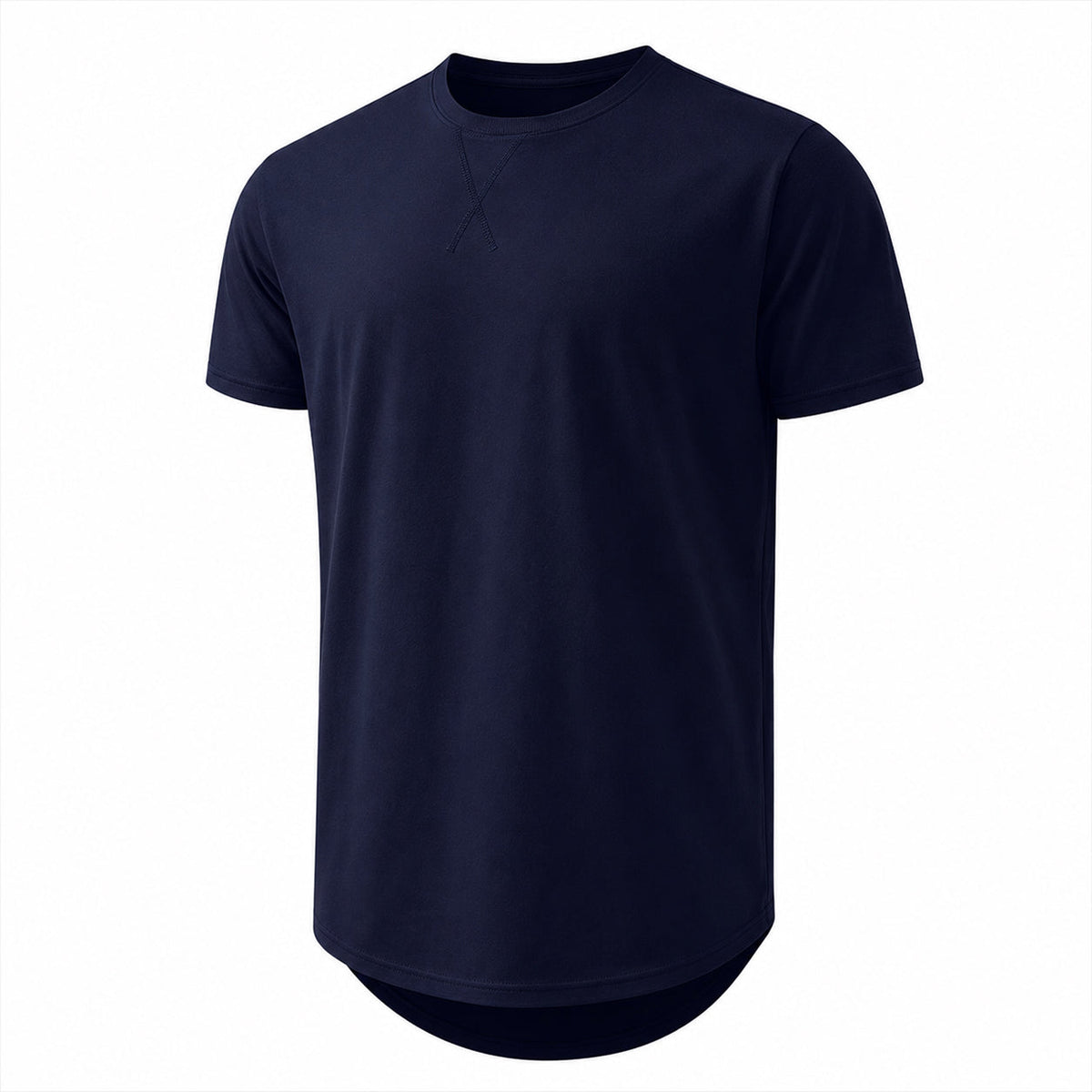 🔥Men's 12-Pack Cotton Hipster Hip Hop Longline Crewneck T-Shirt