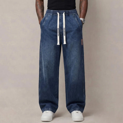 🔥 BEST SELLER | 6PCS $24.99 | Men’s Stretch Cotton Loose-Fit Drawstring Jeans