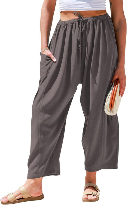🔥FINAL SALE⚡Women's  Linen Wide Leg Pants